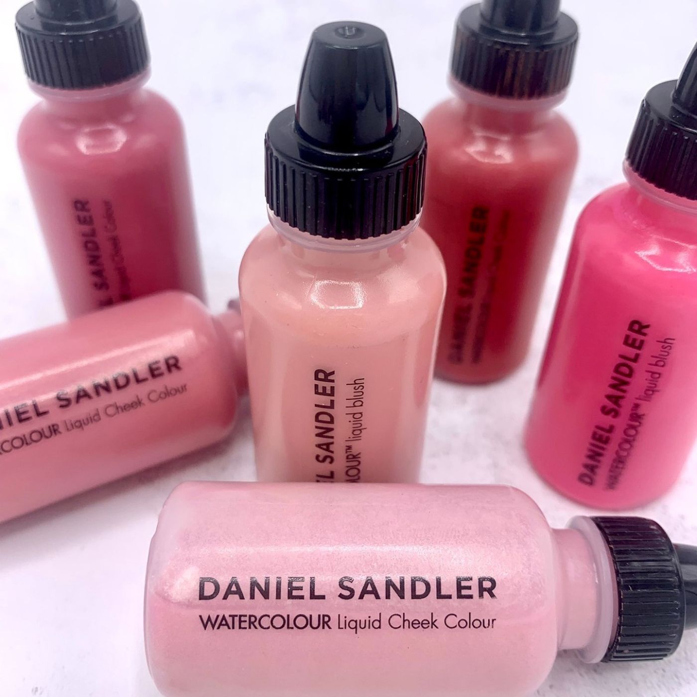 Watercolour Liquid Pink Shades