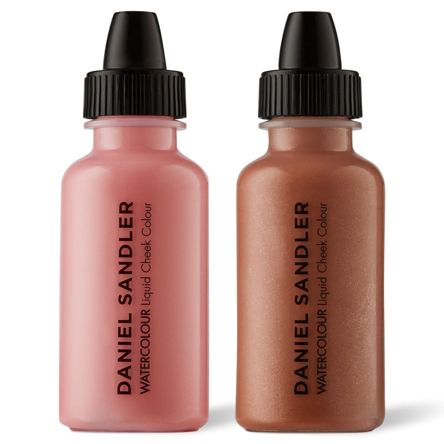 Daniel Sandler Watercolour Liquid Matte Blush & Illuminator Duo - Cherub & Golden Glow