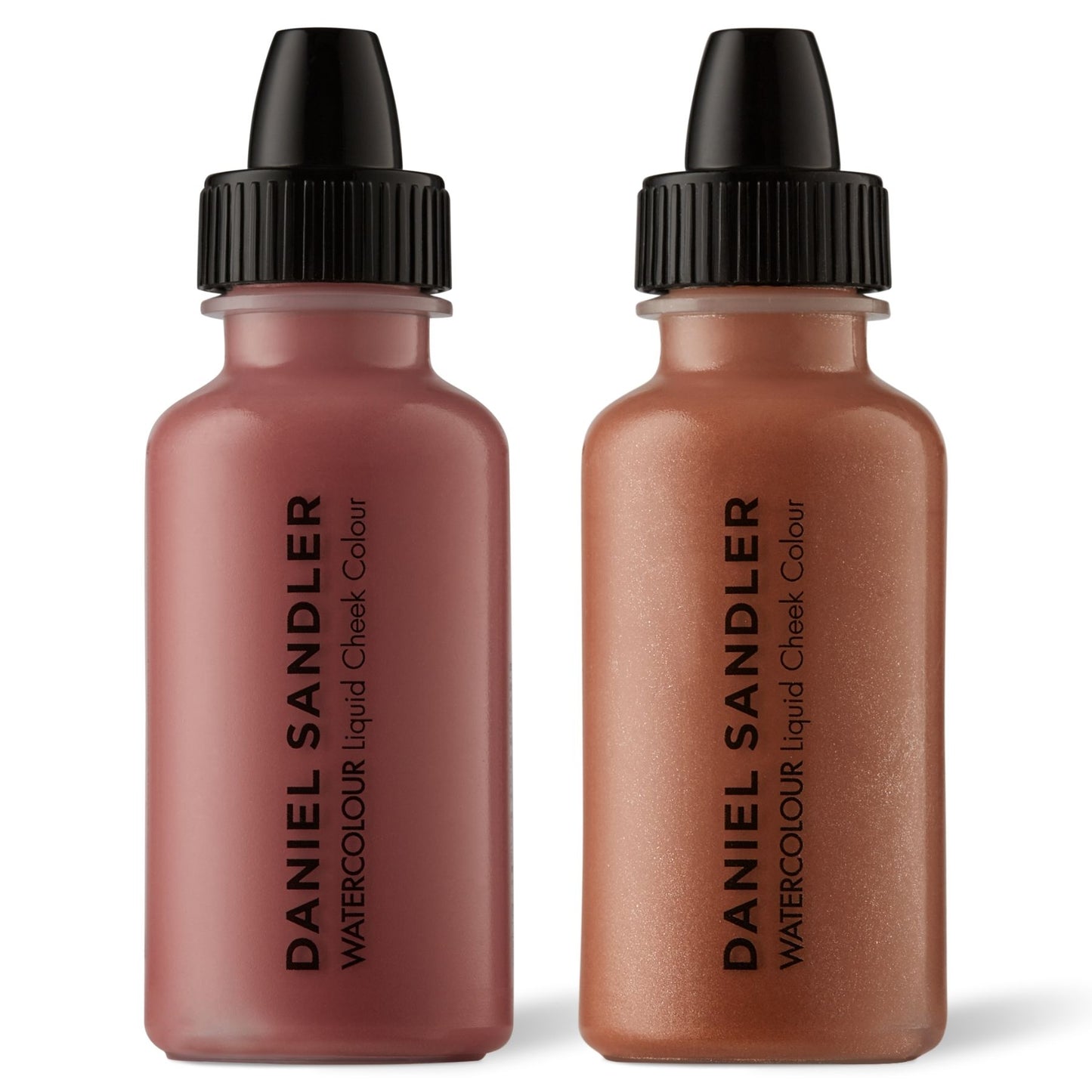 Daniel Sandler Watercolour Liquid Matte Blush & Illuminator Duo - Glamour & Golden Glow