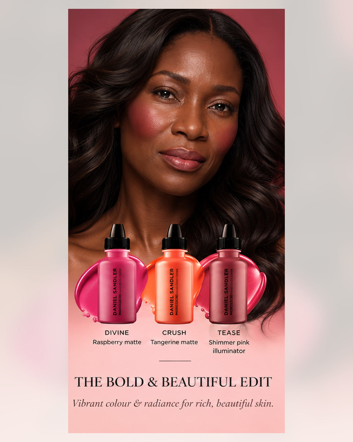 Daniel Sandler Watercolour™ Liquid Starter Set - For Deep Skin Tones