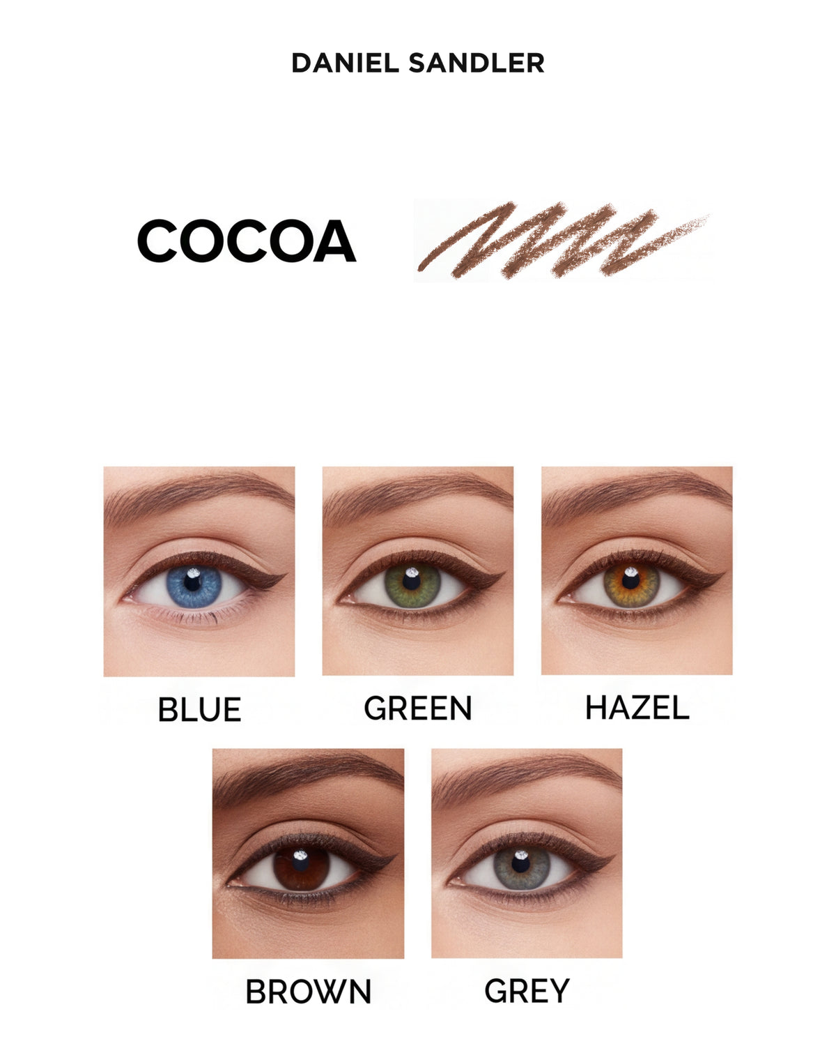 Daniel Sandler Long Lasting Waterproof Eyeliner Pencil - Cocoa