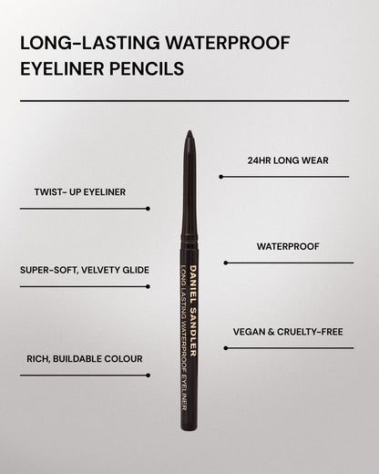 Daniel Sandler Long Lasting Waterproof Eyeliner Pencil - Cocoa