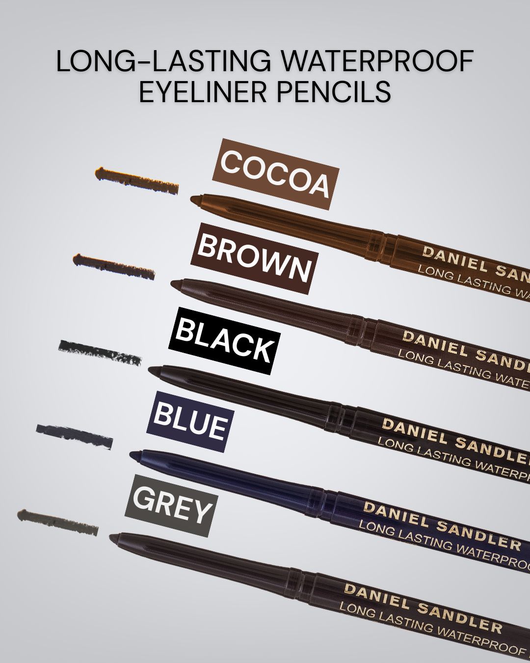 Daniel Sandler Long Lasting Waterproof Eyeliner Pencil - Blue