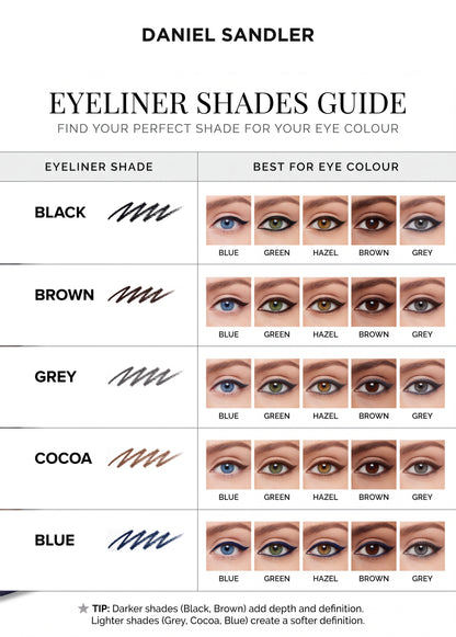 Daniel Sandler Long Lasting Waterproof Eyeliner Pencil - Brown