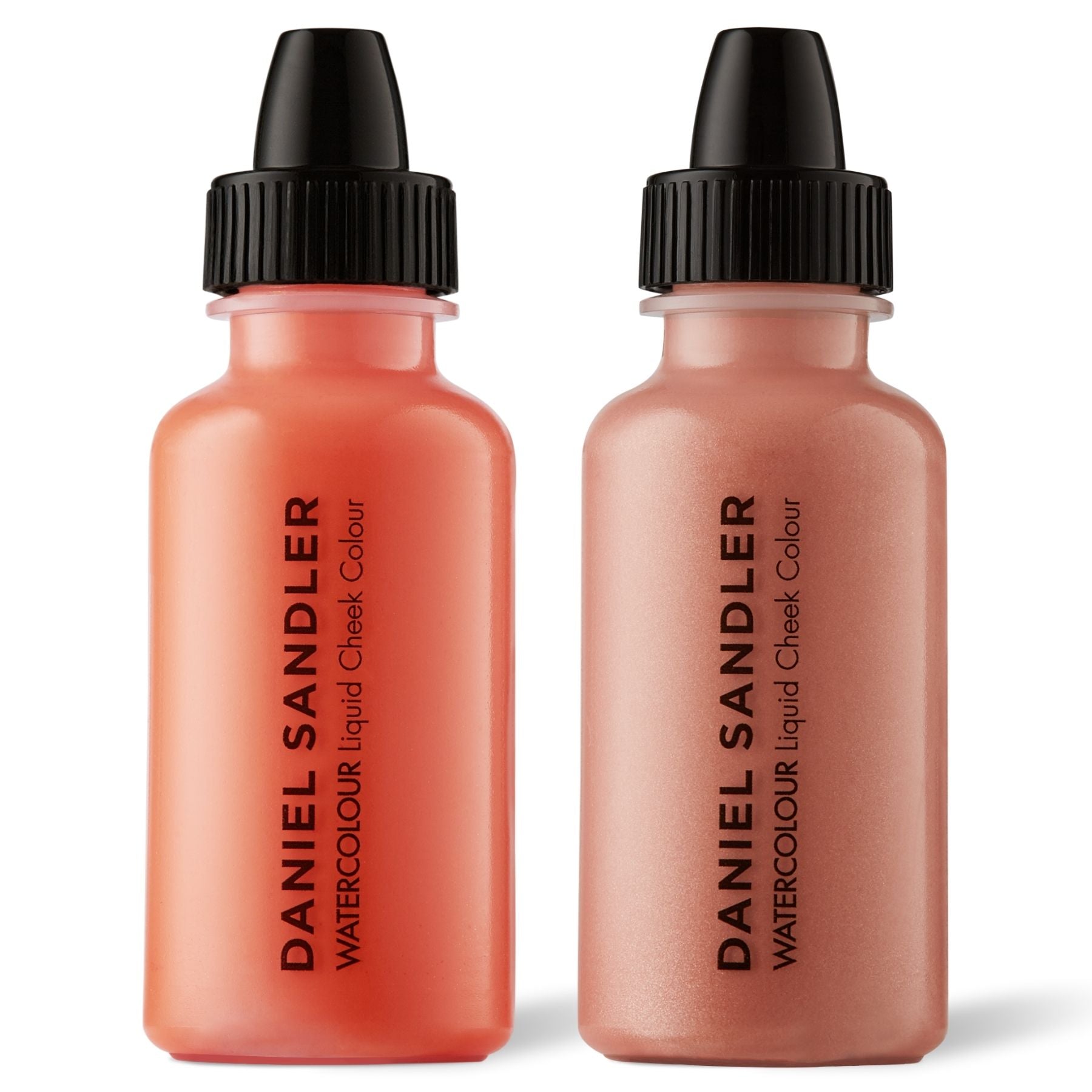 Daniel Sandler Watercolour Liquid Matte Blush & Illuminator Duo - Crush & Rose Glow