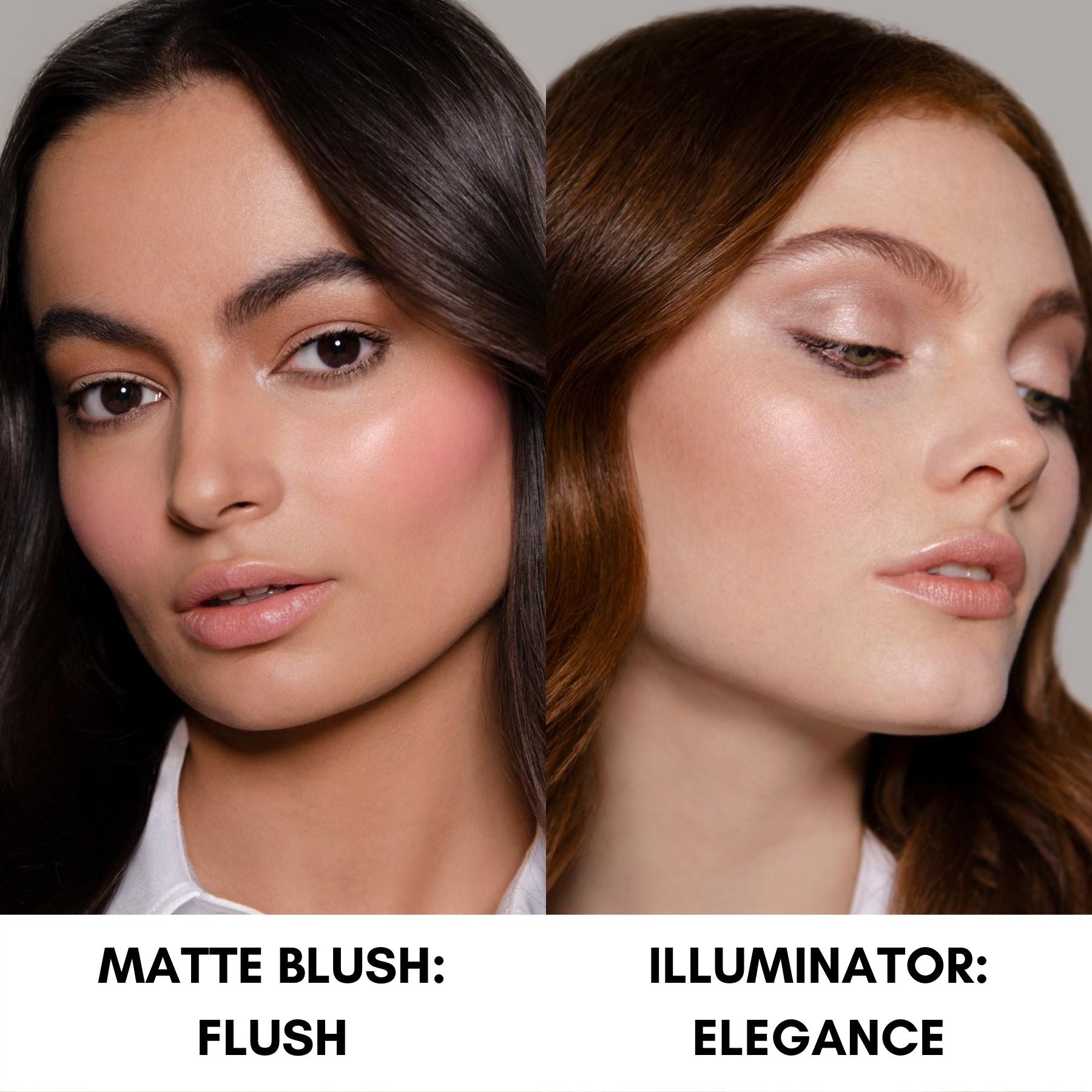 Watercolour Liquid Illuminator & Blush Duo - Flush & Elegance Models