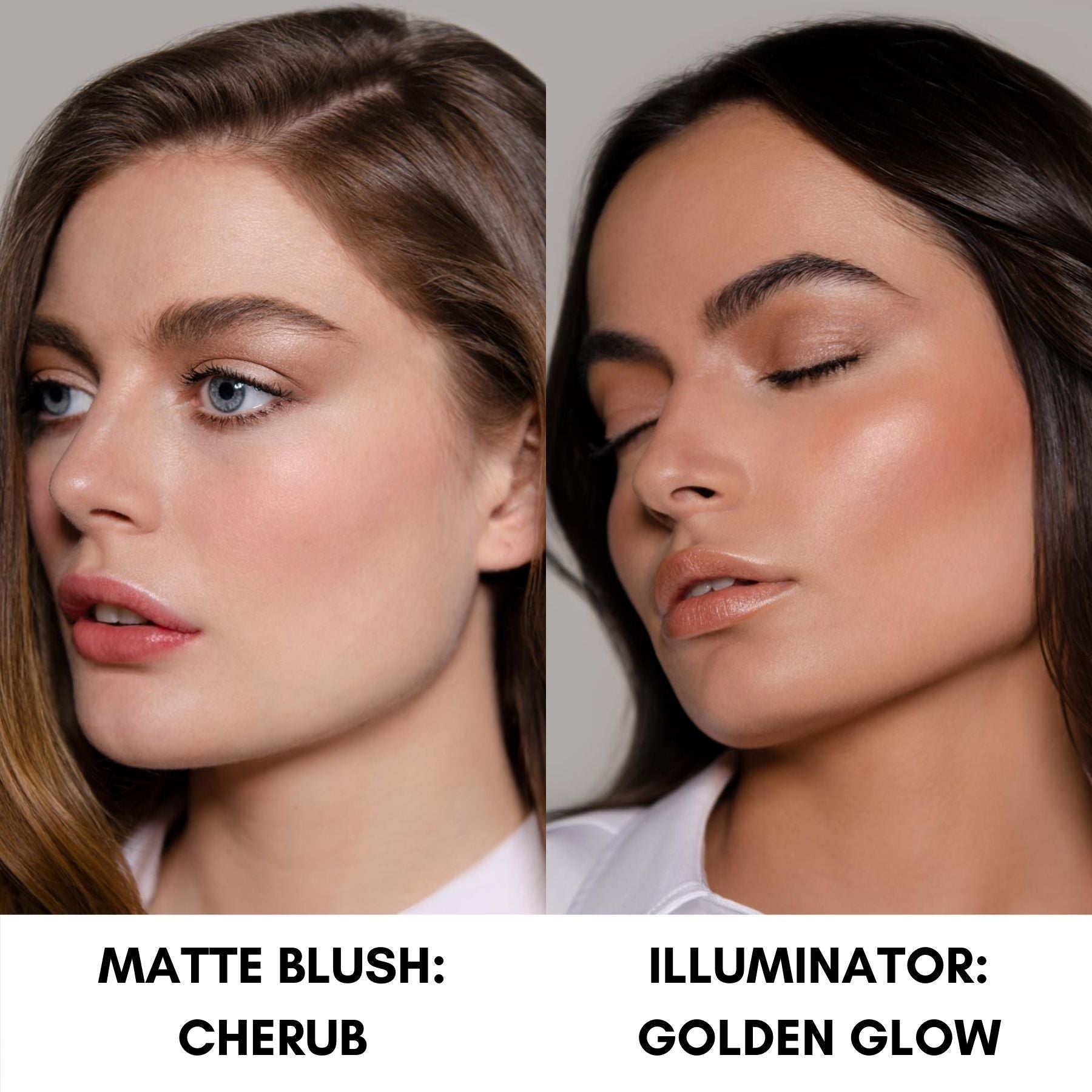 Daniel Sandler Watercolour Liquid Matte Blush & Illuminator Duo On Skin