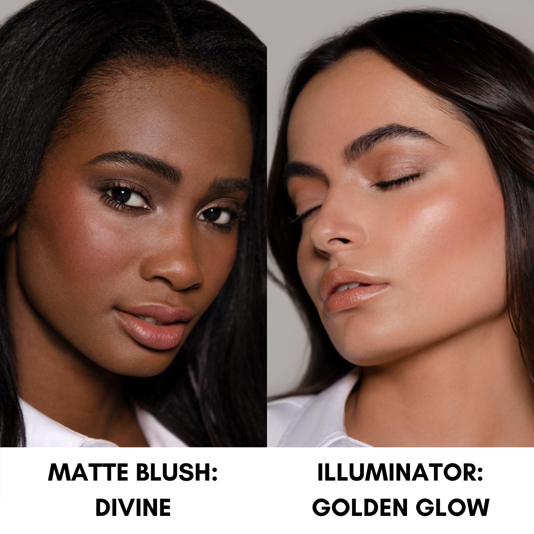 Daniel Sandler Watercolour Liquid Matte Blush & Illuminator Duo On Skin