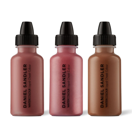 Daniel Sandler Watercolour Liquid Starter Set For Dark Skins - Glamour, Spicey, Hot Totty