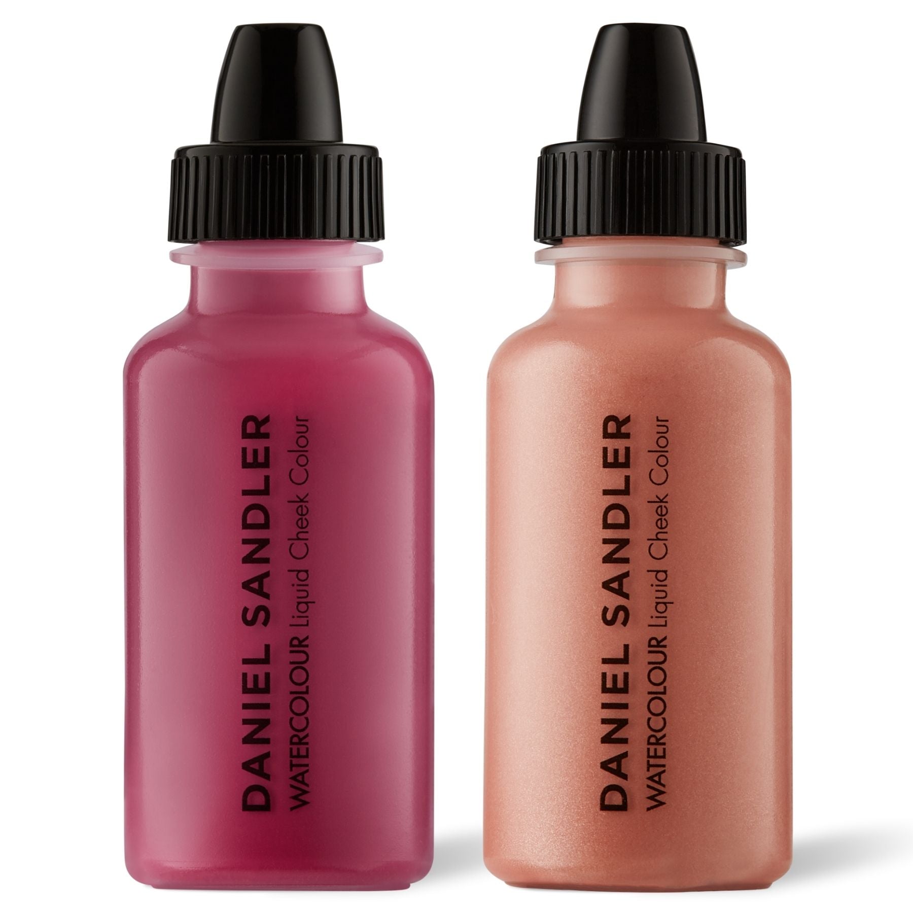 Daniel Sandler Watercolour Liquid Matte Blush & Illuminator Duo - Divine & Rose Glow