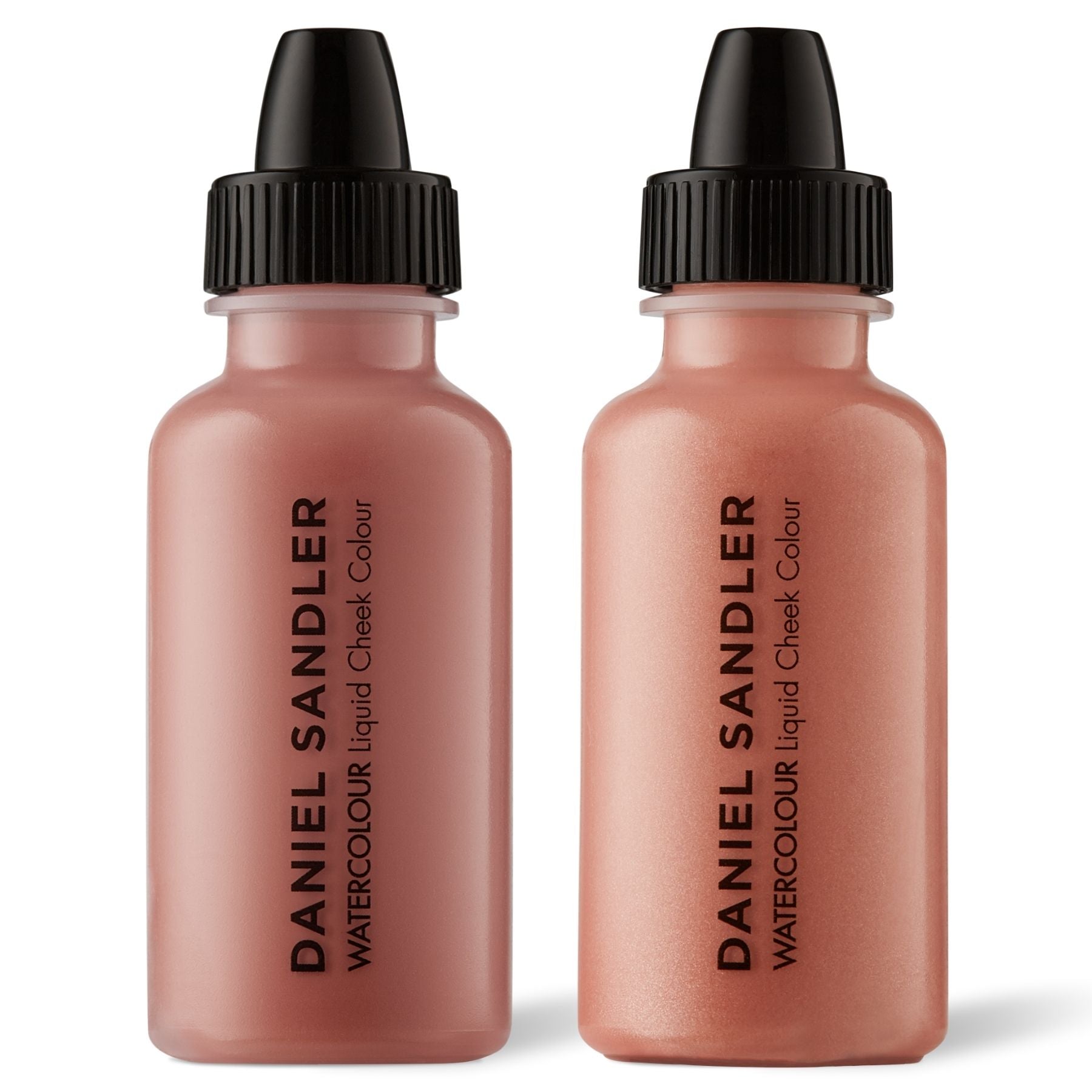 Daniel Sandler Watercolour Liquid Matte Blush & Illuminator Duo - Caress & Rose Glow